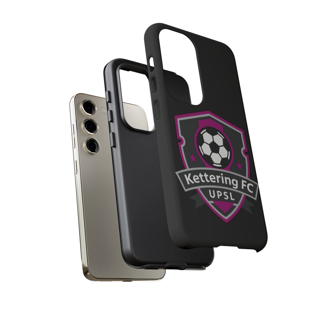 Kettering FC Soccer Logo Tough Phone Case — Protective Club Crest Case