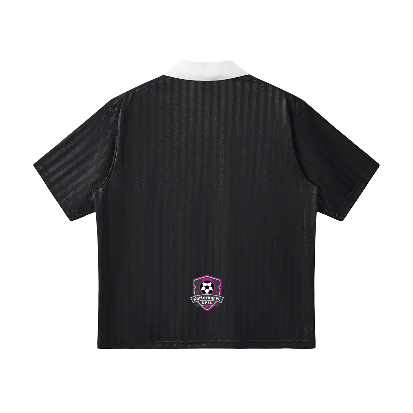 Contrast Collar Striped Soccer Jersey